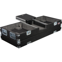 

Odyssey Innovative Designs Carpeted Glide Style DJ Coffin Case for 2 Turntables and 10" Mixer