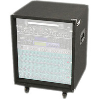 

Odyssey Innovative Designs CRE12W Carpeted Econo Rack Case with Built-in Wheels, 12U