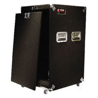 

Odyssey Innovative Designs CRP18W Carpeted Rack Case with Built-in Wheels, 18U