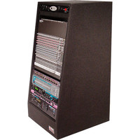 

Odyssey Innovative Designs CRS20W Carpeted Studio Rack with Casters, 20U, 16" Top Depth, 22" Bottom Depth
