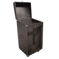 

Odyssey Innovative Designs CXC1016W Carpeted Console Rack Case with Wheels, Black Surface Mount Hardware