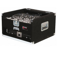 

Odyssey Innovative Designs CGX902 Carpeted Console Rack Case, 9Ux2U Combo Rack, L-Shape Lid & Zinc Recessed Hardware