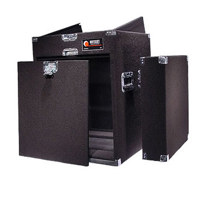 

Odyssey Innovative Designs CXP1112 Pro Carpeted Combo Rack Case, 11 Space Slanted, 12 Space Vertical, Zinc Recessed Hardware