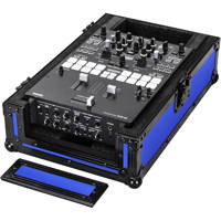 

Odyssey Innovative Designs Flight Ready Universal 10" Format Extra Deep DJ Mixer Case, Black on Blue