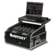 

Odyssey Innovative Designs Flight Ready Glide Style Combo Rack Case, 10Ux2U Space