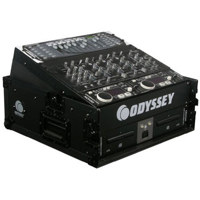 

Odyssey Innovative Designs Black Label Flight Zone ATA Combo Rack Case, 10U Slant, 2U Vertical