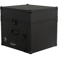 

Odyssey Innovative Designs Black Label Flight Zone ATA Combo Rack Case, 10Ux6U Space