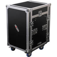 

Odyssey Innovative Designs Flight Zone ATA Combo Rack Case with Wheels, 11Ux12U Space