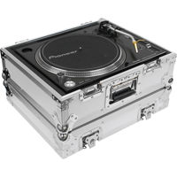 

Odyssey Innovative Designs Flight Zone Universal Case for Technics 1200 Style DJ Turntables, White