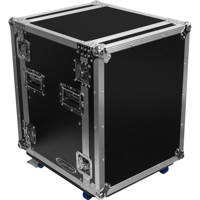 

Odyssey Innovative Designs Flight Zone Series 14U Pro Amp Rack Flight Case with Wheels