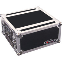 

Odyssey Innovative Designs Flight Zone Rolling Shallow Four Space Special Effects Rack Case