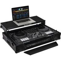 

Odyssey Innovative Designs Black Label Glide Style Series Case with Bottom 19" 1U Rack Space for Pioneer DDJ-1000 DJ Controller, Black