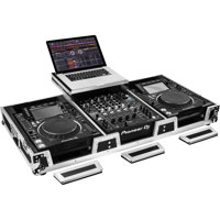 

Odyssey Innovative Designs Flight Zone Extra Deep DJ Coffin Case with Glide Platform and Wheels for 12" Format Mixers and Large Media Players