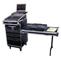 

Odyssey Innovative Designs FZGS1316WDLX Flight Zone Glide Style Slanted Combo Rack Case for 16 Space Vertical Rackmount Gear and 13 Space Slanted Rackmount Gear