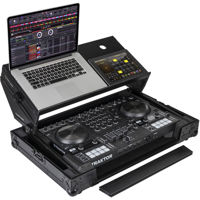 

Odyssey Innovative Designs Black Label Producer Glide Style Series Case with Angled Glide Platform for Native Instruments Traktor Kontrol S4 MK3 DJ Controller, Black