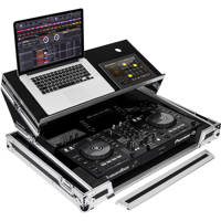 

Odyssey Innovative Designs Flight Zone Producer Glide Style Case with Angled Glide Platform for Pioneer XDJ-RR DJ Controller, Silver and Chrome