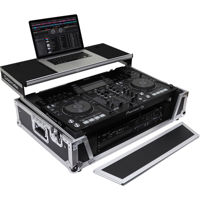 

Odyssey Innovative Designs Flight Zone Glide Style Series Case with Bottom 19" 2U Rack Space for Pioneer XDJ-RX/XDJ-RX2 DJ Controller, Black/Silver