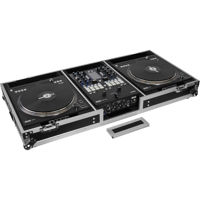 

Odyssey Innovative Designs Flight Zone Low Profile Glide Style Series DJ Coffin with Wheels for Rane Seventy-Two Mixer and Two Rane Twelve Controllers, Black/Silver