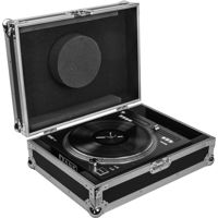 

Odyssey Innovative Designs Flight Zone Series Case for Rane Twelve Motorized Turntable DJ Battle Controller, Black/Silver