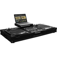 

Odyssey Innovative Designs Flight FX Low Profile Glide Style Coffin with Wheels for 12" Turntable DJ Mixer