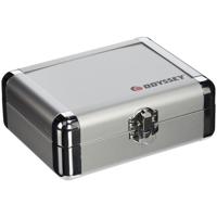 

Odyssey Innovative Designs Krom Pro2 Case with Spare Needles Compartment for 2 Turntable Needle Cartridges, Silver