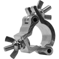 

Odyssey Innovative Designs LAC25S Aluminum Small Mini Clamp with Hex Bolt & Wing Nut, Polished Aluminum