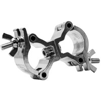 

Odyssey Innovative Designs LACSD25XS Aluminum Extra Small Swivel Dual Mini Clamp, Polished Aluminum