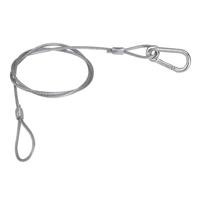

Odyssey Innovative Designs 30" Long 0.12" Thick Safety Cable with Small Size Spring Hook, 60 lbs Capacity
