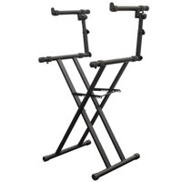 

Odyssey Innovative Designs LTBXS2 Heavy-Duty Double Tier Folding X-Stand