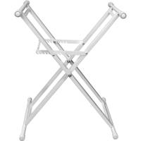 

Odyssey Innovative Designs LUXE Series Heavy-Duty Double Braced X-Stand for DJ Coffin, 200lbs Capacity, White