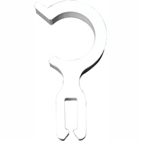 

Odyssey Innovative Designs Indoor Setups Top Clip for Nexus DJ Truss System, White