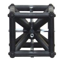 

Odyssey Innovative Designs Nexus DJ Square Cube Connector for 6x6"(15x15cm) Truss, Black