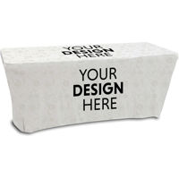 

Odyssey Innovative Designs Scrim Werks Custom Print Slip Screen Cover for 6' Banquet Table