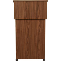 

Oklahoma Sound 22/112 Tabletop Lectern with AV Cart/Lectern Base, Medium Oak