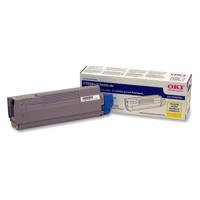 

OKI Data 43381901 Yellow Toner Cartridge for C5500n/C5800Ldn Type C8 Printers, Yields Approx. 2000 Pages