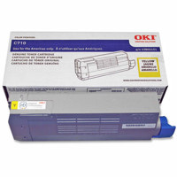 

OKI Data Yellow Toner Cartridge for C710 Series Printers, Yields Approx. 11500 Pages