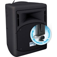 

Oklahoma Sound PRA-8000 40 Watt Wireless PA System with Tie-Clip/Lavalier Microphone, Black