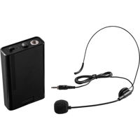 

Oklahoma Sound LWM-7 Wireless Bodypack Transmitter and Head-Worn Microphone for Lecterns, Black