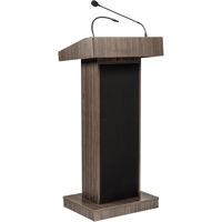 

Oklahoma Sound Orator 800X Floor Sound Lectern, Medium Oak