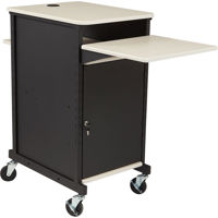 

Oklahoma Sound PRC400 Jumbo A/V Presentation Cart, Ivory Woodgrain/Black