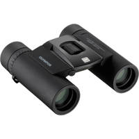 

Olympus 10x25 WP II Water Proof Roof Prism Binocular with 6.5 Degree Angle of View, Black