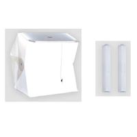 

OrangeMonkie Foldio3 Portable Mini Studio 25" Shooting Tent - With OrangeMonkie Halo-Bar Attachable Lighting Bar, 2 Pack