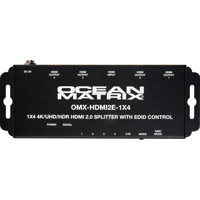 

Ocean Matrix 1x4 4K UHD HDR HDMI 2.0 Splitter Distribution Amplifier with EDID Control