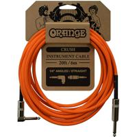 

Orange Crush 20' Instrument Cable with Angled to Straight Connector, Orange