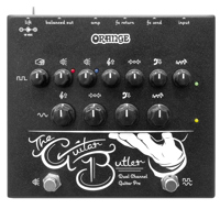 

Orange Guitar Butler Dual Channel Preamp Guitar Pedal, Black