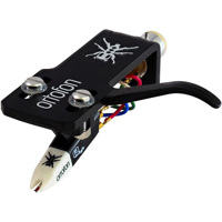 

Ortofon OM Q.Bert Cartridge with Spherical Stylus Pre-Mounted on SH-4 Black Headshell