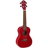 

Ortega Guitars RUFIRE Earth Series Concert Sized Acoustic Ukulele, See Thru Red