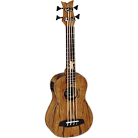 

Ortega Guitars LIZARD-BS-GB Lizard Series Dao Wood Acoustic Electric Uke Bass, Natural
