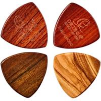 

Ortega Guitars Flat Wooden Picks for Ukulele and Guitar, Natural, 4-Pack