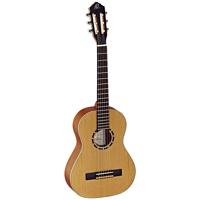 

Ortega Guitars R122 Family Series Cedar Top Nylon String 1/2 Size Acoustic Guitar, Walnut Fretboard, Natural